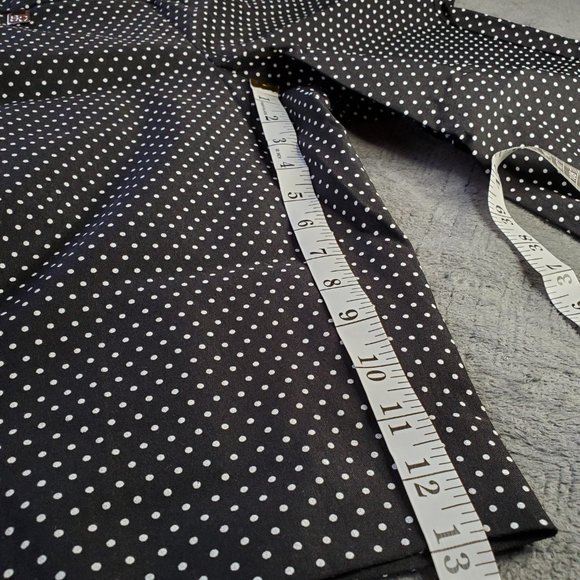 S.C. & Co. Polka Dot Tummy Control Pull-On Capris Size 10 - Picture 8 of 8